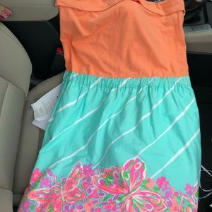 Lilly Pulitzer strapless dress